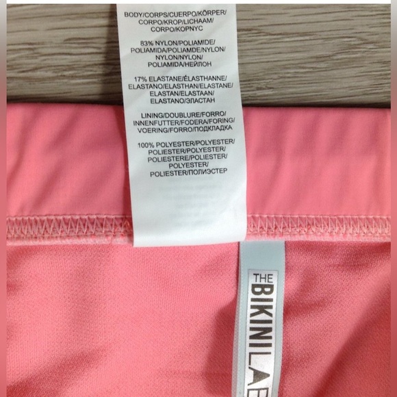 The Bikini Lab Solid High Waist pink Bikini Bottoms size S - Picture 5 of 6